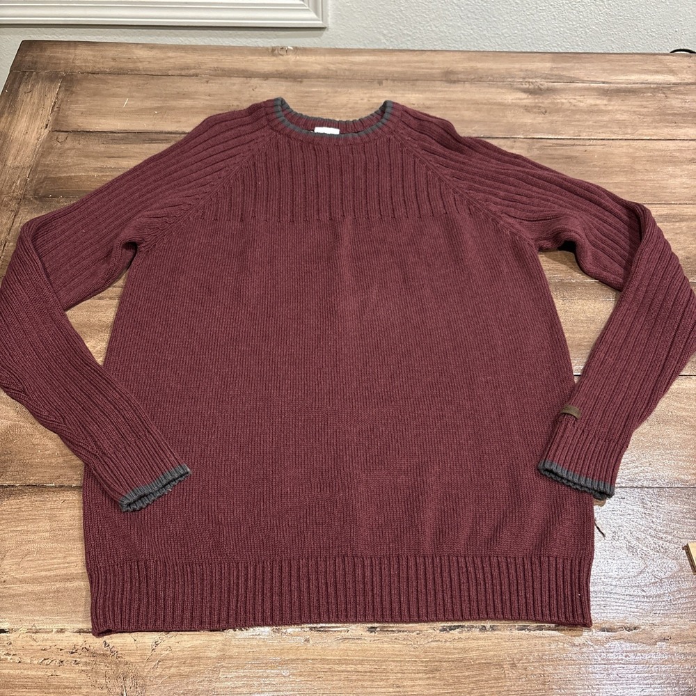 Columbia Men's Burgundy Pullover Sweater Size Medium - Picture 1 of 8